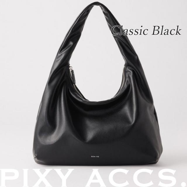 保証付 返品OK 日本正規代理店 PIXY ACCS. ピクシーアックス GR230013 レディース シンプルリッチ ロゴ トートバッグ ショルダーバッグ 大きめ ビジネス 大容量 マザーズバッグ 通勤通学 レザー ブランド 20代 30代 40代 50代 60代 台湾 Boho 恣意手提包 GRN-RE_5