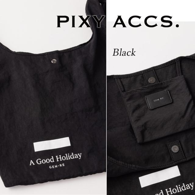 保証付 返品OK 日本正規代理店 PIXY ACCS. ピクシーアックス GR240004 レディース ナイロン 2WAY エコバッグ ショルダーバッグ ハンドバッグ 大人カジュアル 通勤通学 ビーガンレザー 人気 20代 30代 40代 50代 60代 台湾 Lithe 剪裁大包 GRN-RE Softer永續購物袋_12
