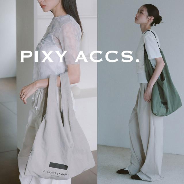 保証付 返品OK 日本正規代理店 PIXY ACCS. ピクシーアックス GR240004 レディース ナイロン 2WAY エコバッグ ショルダーバッグ ハンドバッグ 大人カジュアル 通勤通学 ビーガンレザー 人気 20代 30代 40代 50代 60代 台湾 Lithe 剪裁大包 GRN-RE Softer永續購物袋_3
