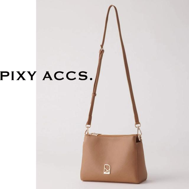 保証付 返品OK 日本正規代理店  PIXY ACCS. ピクシーアックス PX220042 レディース エレガント リッチ ビーガンレザー 2way トートバッグ ポーチ バッグ ショルダー 仕切り 通勤通学 レザー 20代 30代 40代 50代 60代 台湾 窗外光景小側背包 大人シンプル ナナメ掛け_13