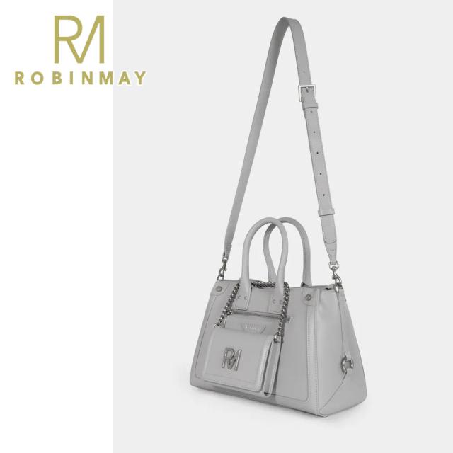 保証付 返品OK 正規品 ROBINMAY ロビンメイ B161 RM (Ｌ) レディース RMロゴ トートバッグ ハンドバッグ ポーチ付き 春夏秋冬 ビーガンレザー ヴィーガン 30代 40代 50代 60代 公式 バックル ロゴ 大きめサイズ ホワイトデー ギフト 台湾人気ブランド 狂想手提包_8