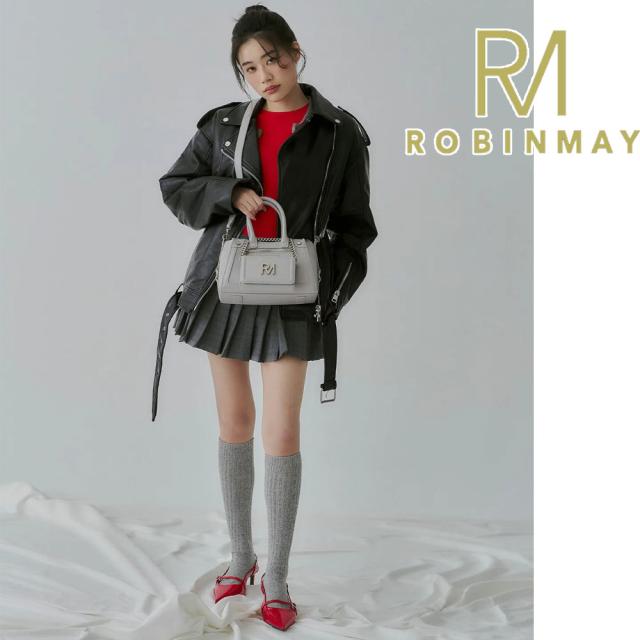 保証付 返品OK 正規品 ROBINMAY ロビンメイ B170 RM 狂想手提包(M) レディース RMロゴ トートバッグ ハンドバッグ ポーチ付き 春夏秋冬 ビーガンレザー ヴィーガン 30代 40代 50代 60代 公式 バックル ロゴ 小さめサイズ ホワイトデー ギフト 台湾人気ブランド_1