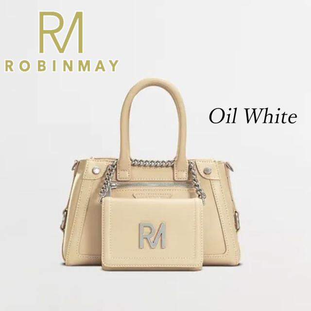 保証付 返品OK 正規品 ROBINMAY ロビンメイ B170 RM 狂想手提包(M) レディース RMロゴ トートバッグ ハンドバッグ ポーチ付き 春夏秋冬 ビーガンレザー ヴィーガン 30代 40代 50代 60代 公式 バックル ロゴ 小さめサイズ ホワイトデー ギフト 台湾人気ブランド_4