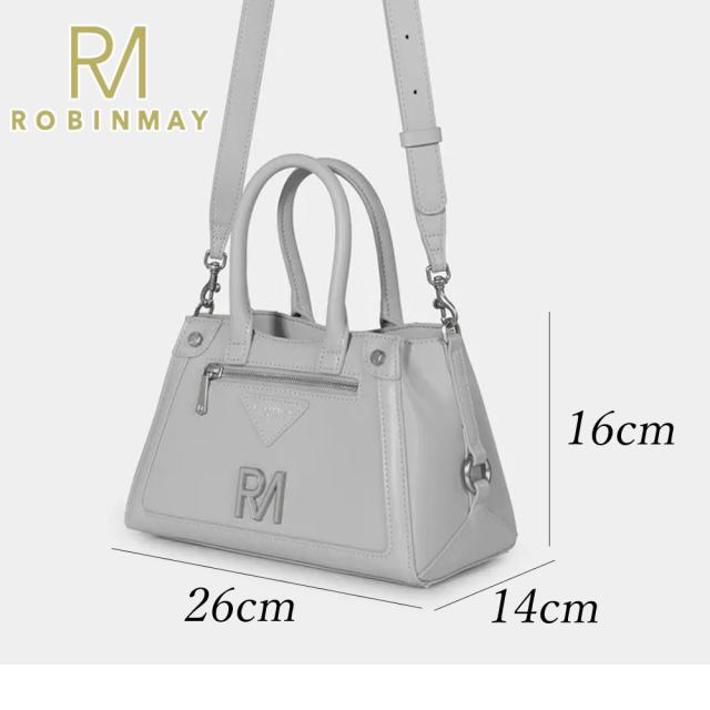 保証付 返品OK 正規品 ROBINMAY ロビンメイ B170 RM 狂想手提包(M) レディース RMロゴ トートバッグ ハンドバッグ ポーチ付き 春夏秋冬 ビーガンレザー ヴィーガン 30代 40代 50代 60代 公式 バックル ロゴ 小さめサイズ ホワイトデー ギフト 台湾人気ブランド_7