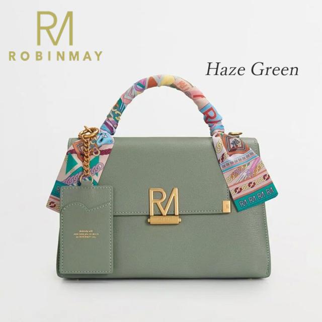 保証付 返品OK  正規品  2024 ROBINMAY ロビンメイ 正規代理店 B178 Siele Handbag  レディース シルクスカーフハンドル RMロゴ アンティーク ハンドバッグ カードケース付 レトロクラシカル 春夏秋冬レザー  人気 30代 40代 50代　60代   海外旅行　ピクシーアックス 公式 保証付 返品OK 正規品 ROBINMAY ロビンメイ 正規代理店 B178 Siele