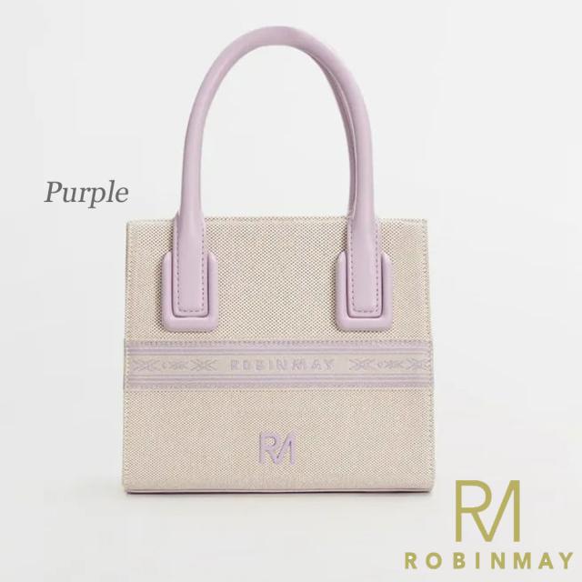 保証付 返品OK ROBINMAY ロビンメイ 正規代理店 B197 Laurel Goddess handbag M レディース RMロゴ リネンハンドバッグ 麻 キャンバス ショルダー 小さめ 春夏秋冬 ビーガンレザー ヴィーガン 人気 30代 40代 SDGs サステナブル 旅行 ジャガード刺繍 トレンド 公式_9