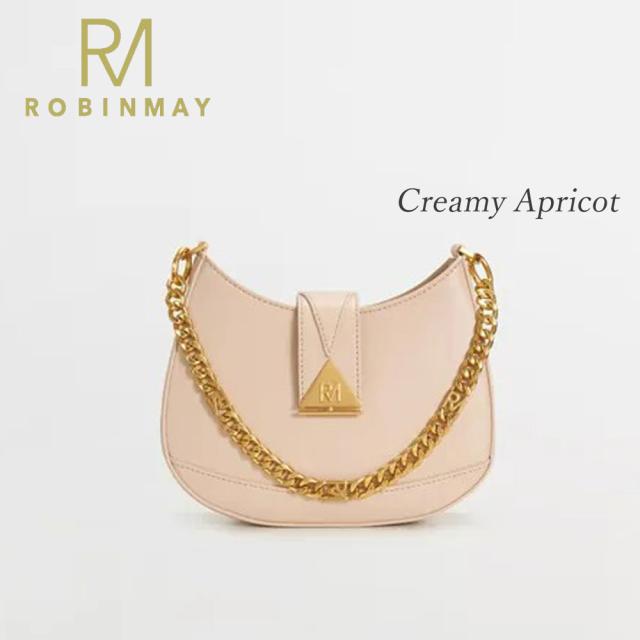 保証付 返品OK 正規品 ROBINMAY ロビンメイ B200 Land of Water Shoulder Bag レディース RMロゴ エレガントチェーンショルダーバッグ ナナメ掛け ハンドバッグ 春夏秋冬 ビーガンレザー ヴィーガン ミニバッグ シルバー 三角ロゴ 20代 30代 40代 50代 60代 公式_9