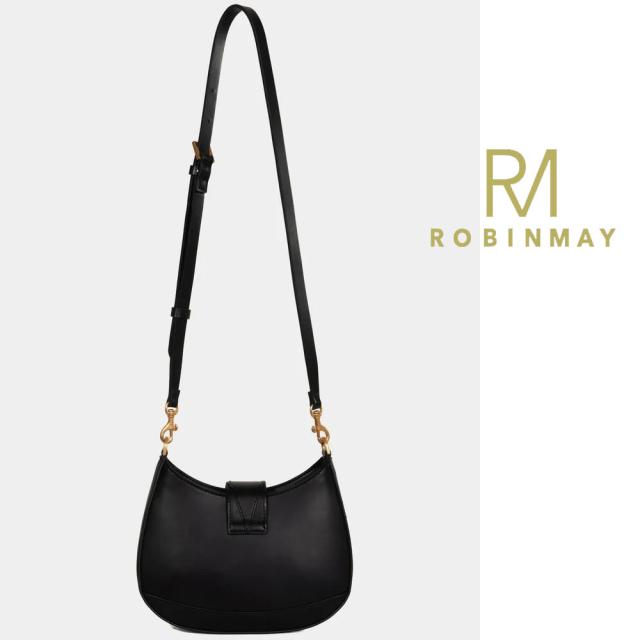 保証付 返品OK 正規品 ROBINMAY ロビンメイ B200 Land of Water Shoulder Bag レディース RMロゴ エレガントチェーンショルダーバッグ ナナメ掛け ハンドバッグ 春夏秋冬 ビーガンレザー ヴィーガン ミニバッグ シルバー 三角ロゴ 20代 30代 40代 50代 60代 公式_11