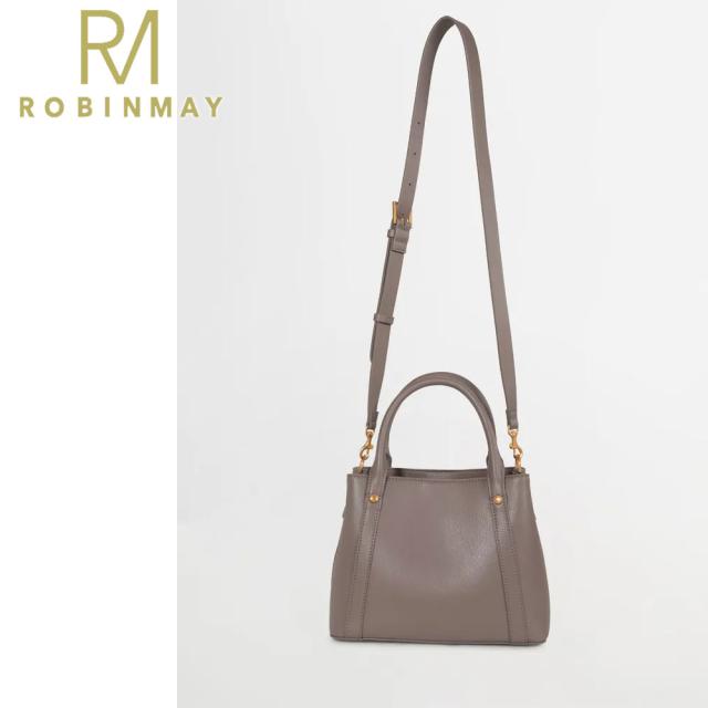 保証付 返品OK 正規品 ROBINMAY ロビンメイ B217 米?手提包 レディース RMロゴ スクエアハンドバッグ シンプル ショルダーバッグ バイカラーショルダー ミニボストン 春夏秋冬 ビーガンレザー ヴィーガン 人気 30代 40代 20代 台湾発 仕切り 2way バッグ 小さめ_11