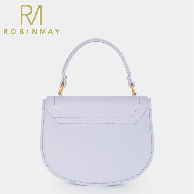 保証付 返品OK 正規品 ROBINMAY　ロビンメイ B223 Elly半圓手提包 レディース RMロゴ レトロ ショルダー バッグ クラシカル 春夏秋冬レザー ヴィーガン サステナブル 大人可愛い 台湾発　20代 30代 40代 50代 60代 公式 ミニショルダー サドルバッグ 人気ブランド_15