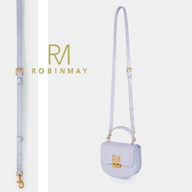 保証付 返品OK 正規品 ROBINMAY　ロビンメイ B223 Elly半圓手提包 レディース RMロゴ レトロ ショルダー バッグ クラシカル 春夏秋冬レザー ヴィーガン サステナブル 大人可愛い 台湾発　20代 30代 40代 50代 60代 公式 ミニショルダー サドルバッグ 人気ブランド_16