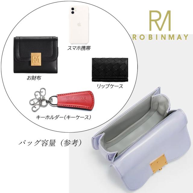 保証付 返品OK 正規品 ROBINMAY　ロビンメイ B223 Elly半圓手提包 レディース RMロゴ レトロ ショルダー バッグ クラシカル 春夏秋冬レザー ヴィーガン サステナブル 大人可愛い 台湾発　20代 30代 40代 50代 60代 公式 ミニショルダー サドルバッグ 人気ブランド_19