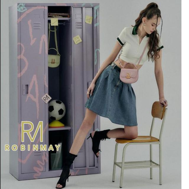 保証付 返品OK 正規品 ROBINMAY　ロビンメイ B223 Elly半圓手提包 レディース RMロゴ レトロ ショルダー バッグ クラシカル 春夏秋冬レザー ヴィーガン サステナブル 大人可愛い 台湾発　20代 30代 40代 50代 60代 公式 ミニショルダー サドルバッグ 人気ブランド_4
