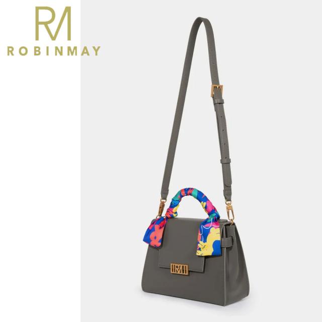 保証付 返品OK 正規品 ROBINMAY ロビンメイ B224 paint my mind 手提包 レディース RMロゴ レトロ ミニショルダーバッグ ハンドバッグ ショルダー 春夏秋冬 ビーガンレザー ヴィーガン 人気 30代 40代 20代 台湾発 手描き カラフル シルクスカーフ 2way バッグ_9