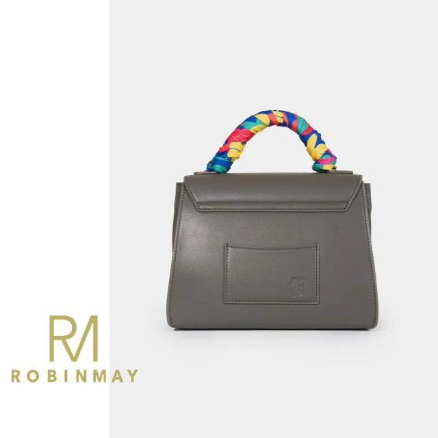保証付 返品OK 正規品 ROBINMAY ロビンメイ B224 paint my mind 手提包 レディース RMロゴ レトロ ミニショルダーバッグ ハンドバッグ ショルダー 春夏秋冬 ビーガンレザー ヴィーガン 人気 30代 40代 20代 台湾発 手描き カラフル シルクスカーフ 2way バッグ_8