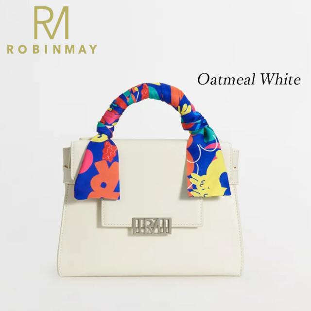 保証付 返品OK 正規品 ROBINMAY ロビンメイ B224 paint my mind 手提包 レディース RMロゴ レトロ ミニショルダーバッグ ハンドバッグ ショルダー 春夏秋冬 ビーガンレザー ヴィーガン 人気 30代 40代 20代 台湾発 手描き カラフル シルクスカーフ 2way バッグ_5