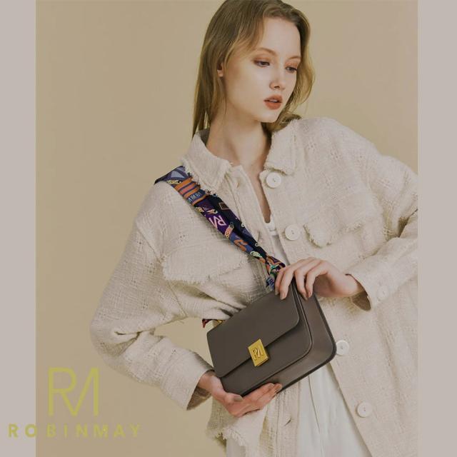 保証付 返品OK ROBINMAY ロビンメイ 正規代理店 C203 Crimson Dancing Crossbody Bag レディース RMロゴ クラッチ ミニショルダーバッグ パスケース付き シルクスカーフ ショルダー 春夏秋冬 ビーガンレザー ヴィーガン 人気 30代 40代 20代 SDGs サステナブル 公式_1