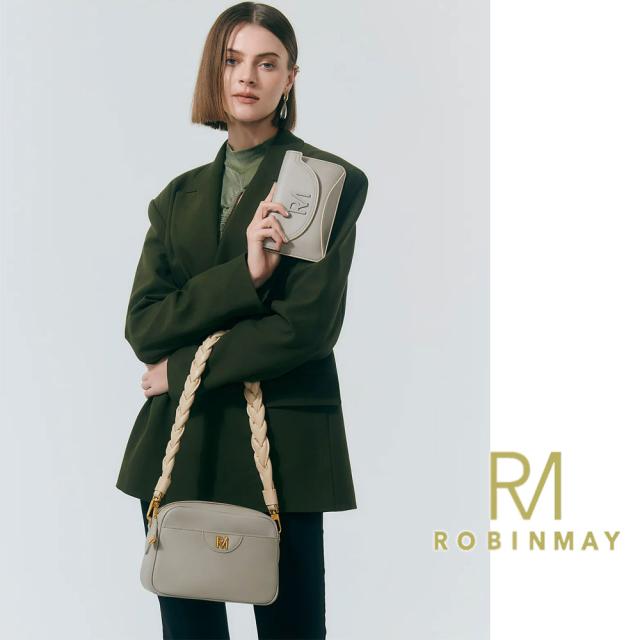 保証付 返品OK  正規品  2024 ROBINMAY ロビンメイ  D098 RM X Ella  Wildflower Crossbody Bag レディース RMロゴ ジャガードショルダー 編み込みショルダー ポーチバッグ ボディバッグ 春夏秋冬 ビーガンレザー ヴィーガン 30代 40代 　50代　60代　公式 パスケース付き 保証付 返品OK 正規品 2024 ROBINMAY ロビンメイ D098 RM X Ella