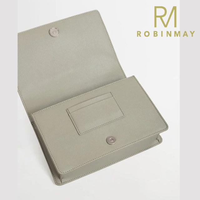 保証付 返品OK ROBINMAY ロビンメイ 正規代理店 C230 Playful DNA Crossbody Bag レディース RMロゴ アンティーク スクエアハンドバッグ ジャガードショルダー 春夏秋冬 ビーガンレザー ヴィーガン 人気 30代 40代 20代 SDGs サステナブル クラシカル チェーン 公式_14