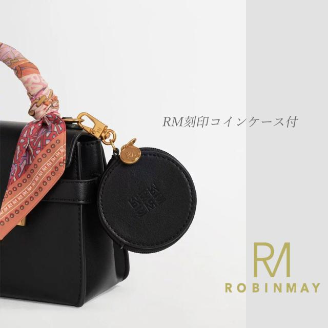 保証付 返品OK ROBINMAY ロビンメイ 正規代理店 C253 Dancing Flower Handbag レディース RMロゴ アンティーク ハンドバッグ サークルコインケース付 シルクスカーフ レトロクラシカル 春夏秋冬 ビーガンレザー ヴィーガン 人気 30代 40代 SDGs サステナブル 公式_7