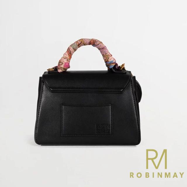 保証付 返品OK ROBINMAY ロビンメイ 正規代理店 C253 Dancing Flower Handbag レディース RMロゴ アンティーク ハンドバッグ サークルコインケース付 シルクスカーフ レトロクラシカル 春夏秋冬 ビーガンレザー ヴィーガン 人気 30代 40代 SDGs サステナブル 公式_8