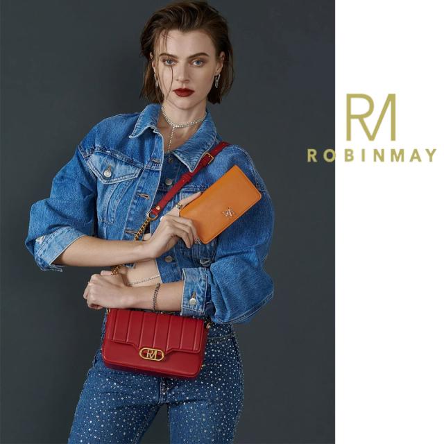 保証付 返品OK 正規品 ROBINMAY ロビンメイ C266 Rose Velvet Crossbody Bag レディース RMロゴ ミニハンドバッグ チェーンショルダー 小さめ ウエストポーチ 春夏秋冬 ビーガンレザー ヴィーガン 人気 30代 40代 20代 SDGs サステナブル ボディバッグ 台湾 大人_1