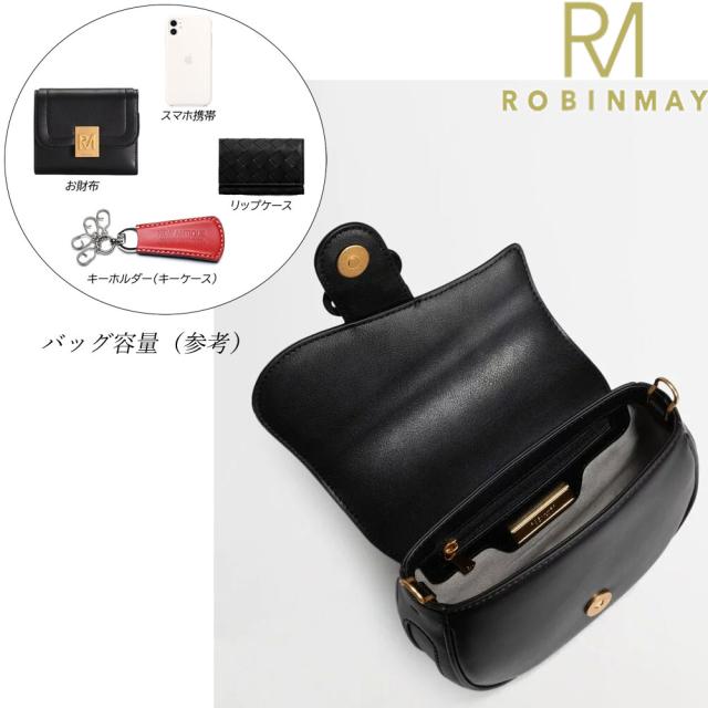 保証付 返品OK 正規品 ROBINMAY ロビンメイ C287 Hepburn Crossbody Bag(M) レディース RMロゴ 型 ミニ レトロ ショルダーバッグ ジャガードロゴ刺繍ショルダー ビーガンレザー ヴィーガン 人気 30代 40代 20代 50代 60代 SDGs サステナブル 台湾発 クラシカル_12