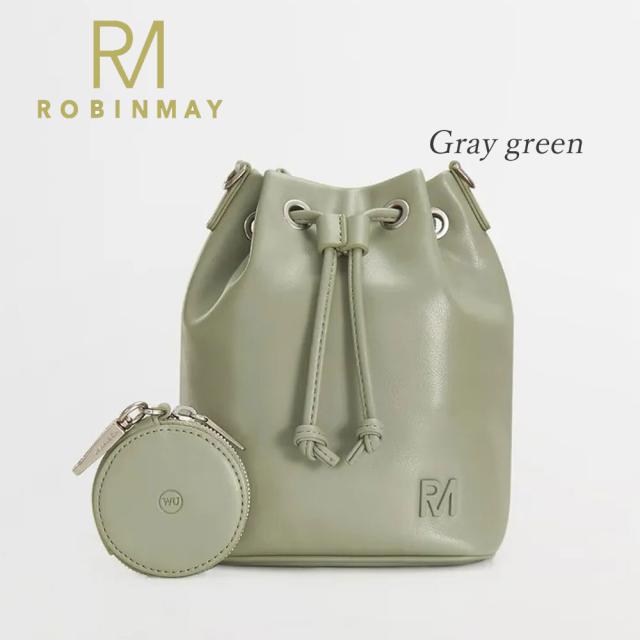 保証付 返品OK 正規品 ROBINMAY ロビンメイ C301 ALL MINE 水桶斜背包 レディース 巾着 ショルダーバッグ サークルコインケース付き 春夏秋冬 ビーガンレザー 人気 SDGs サステナブル ソルベ 台湾 海外 鞄 カジュアル Mei Xiaowu 20代 30代 40代 50代 60代 公式_7