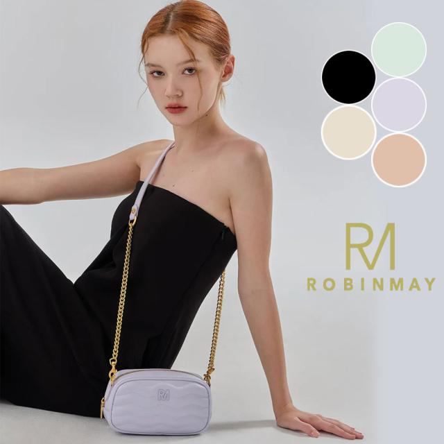 保証付 返品OK  正規品 2024 ROBINMAY ロビンメイ  C311 波光浪潮方塊斜背包  レディース RMロゴ クラッチ ポーチ ミニショルダーバッグ 波型 キルティング  チェーンショルダー 春夏秋冬 ビーガンレザー ヴィーガン 人気 30代 40代 20代 SDGs サステナブル ソルベ 台湾 化粧の通販は