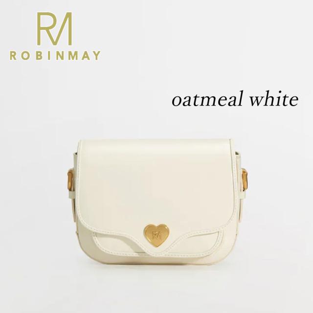 保証付 返品OK 正規品 ROBINMAY　ロビンメイ C349 桃心蔓蔓斜背包 レディース バイカラー ハートロゴ レトロ ショルダー クラシカル 春夏秋冬レザー ヴィーガン サステナブル 大人可愛い 台湾発　20代 30代 40代 50代 60代 公式 ミニショルダー スクエアバッグ_10