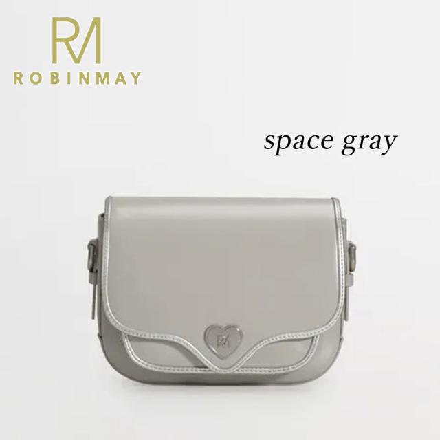 保証付 返品OK 正規品 ROBINMAY　ロビンメイ C349 桃心蔓蔓斜背包 レディース バイカラー ハートロゴ レトロ ショルダー クラシカル 春夏秋冬レザー ヴィーガン サステナブル 大人可愛い 台湾発　20代 30代 40代 50代 60代 公式 ミニショルダー スクエアバッグ_12