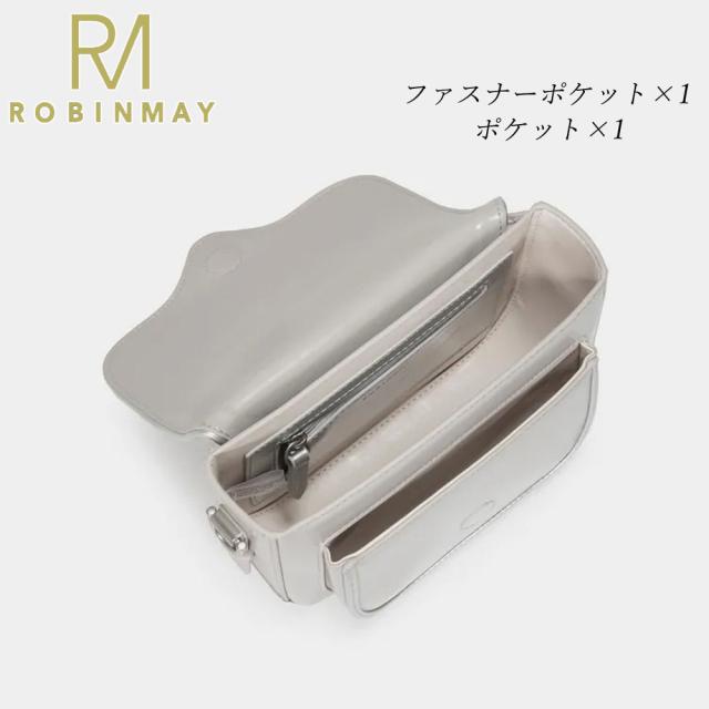 保証付 返品OK 正規品 ROBINMAY　ロビンメイ C349 桃心蔓蔓斜背包 レディース バイカラー ハートロゴ レトロ ショルダー クラシカル 春夏秋冬レザー ヴィーガン サステナブル 大人可愛い 台湾発　20代 30代 40代 50代 60代 公式 ミニショルダー スクエアバッグ_17