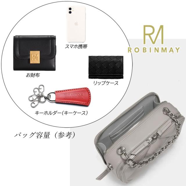 保証付 返品OK 正規品 ROBINMAY ロビンメイ C358 魔法貝兒斜背包 レディース ダイヤモンド型ステッチ RMロゴ キルティング カメラバッグ ショルダー ビーガンレザー 30代 40代 サステナブル シンプル 台湾 仕切り 大人カジュアル 通勤通学 ダブルストラップ_16