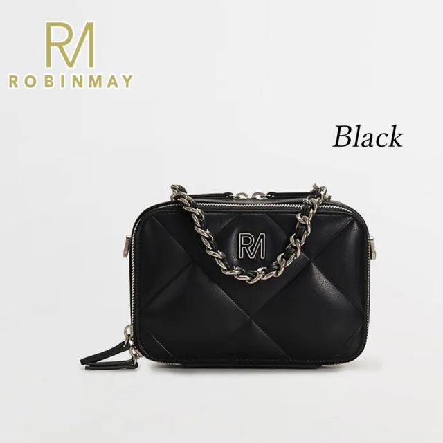 保証付 返品OK 正規品 ROBINMAY ロビンメイ C358 魔法貝兒斜背包 レディース ダイヤモンド型ステッチ RMロゴ キルティング カメラバッグ ショルダー ビーガンレザー 30代 40代 サステナブル シンプル 台湾 仕切り 大人カジュアル 通勤通学 ダブルストラップ_6