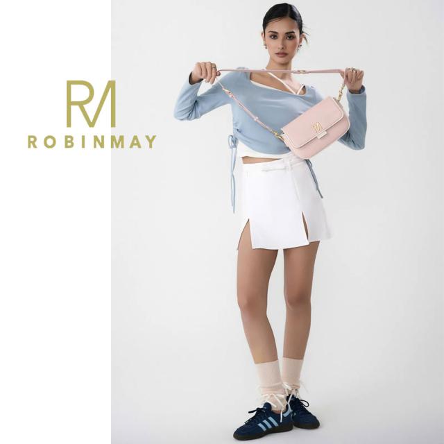保証付 返品OK 正規品 ROBINMAY ロビンメイ C367 レディース RMロゴ スクエアバッグ ハンドバッグ 2WAY 肩掛け ビーガンレザー ヴィーガン 人気 50代30代 40代 20代 SDGs サステナブル 台湾発 鞄 ジャガードロゴショルダー ショルダー ミニバッグ 獵奇部落斜背包_4