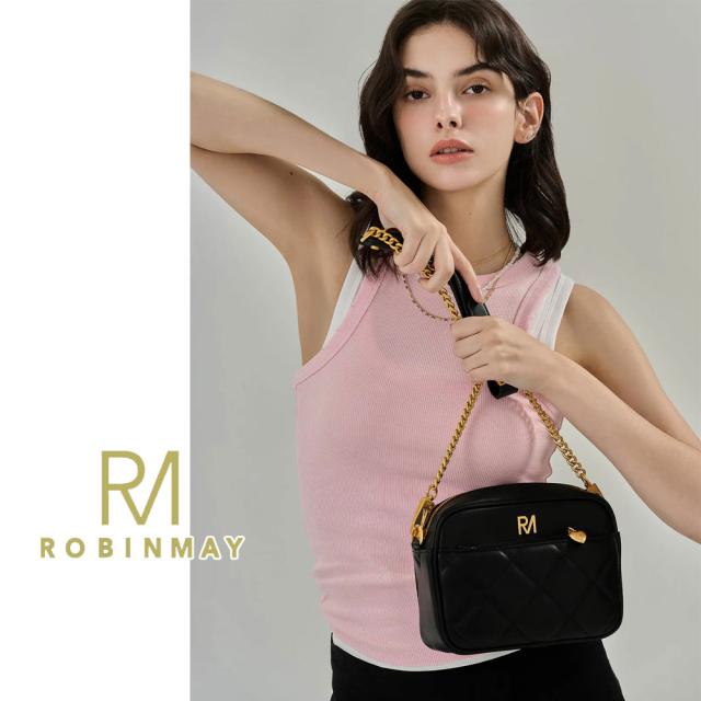 台湾 ROBINMAY コインケース付 カメラバッグ型 ショルダー C370