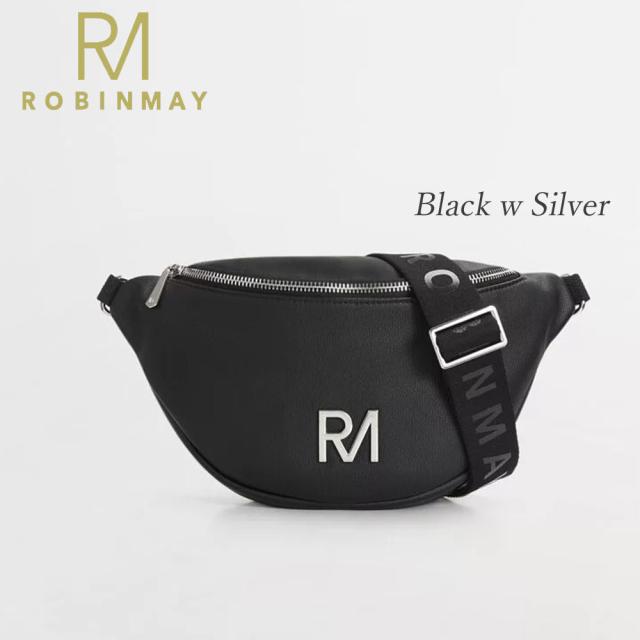 保証付 返品OK  正規品  2024 ROBINMAY ロビンメイ  I029 Mont　 (M) ユニセックス 男女兼用 RMロゴ ナナメ掛けショルダーバッグ チェストバッグ サコッシュ ボディバッグ ビーガンレザー ヴィーガン SDGs サステナブル ウエストバッグ 20代 30代 40代 50代 60代 公式