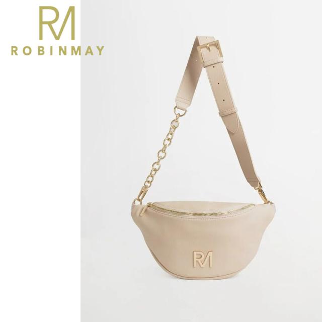 保証付 返品OK  正規品  2024 ROBINMAY ロビンメイ  I029 Mont　 (M) ユニセックス 男女兼用 RMロゴ ナナメ掛けショルダーバッグ チェストバッグ サコッシュ ボディバッグ ビーガンレザー ヴィーガン SDGs サステナブル ウエストバッグ 20代 30代 40代 50代 60代 公式