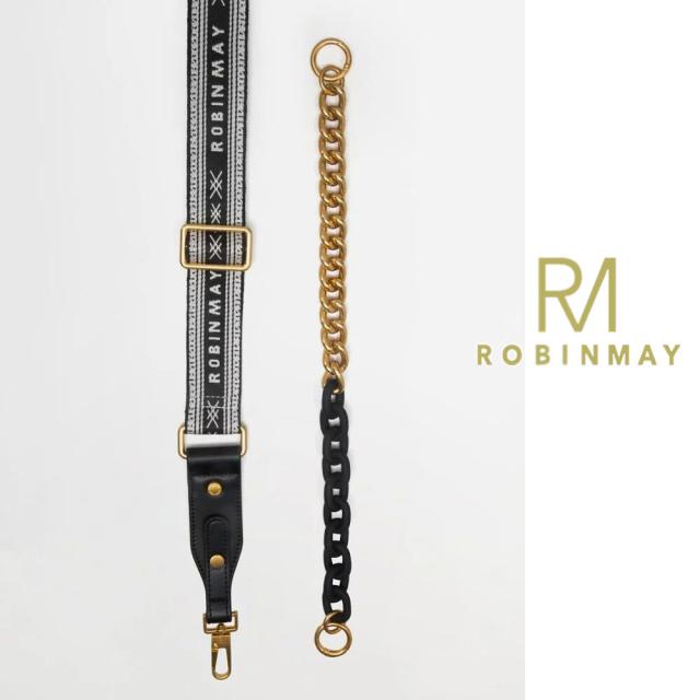 保証付 返品OK 正規品 ROBINMAY ロビンメイ I045 Limited Ella Collection-Mont Chest Bag レディース RMロゴ ジャガード刺繍ショルダー ナナメ掛バッグ サコッシュ チェーンハンドル ビーガンレザー ヴィーガン 30代 40代 SDGs ボディバッグ コインケース付 台湾_14