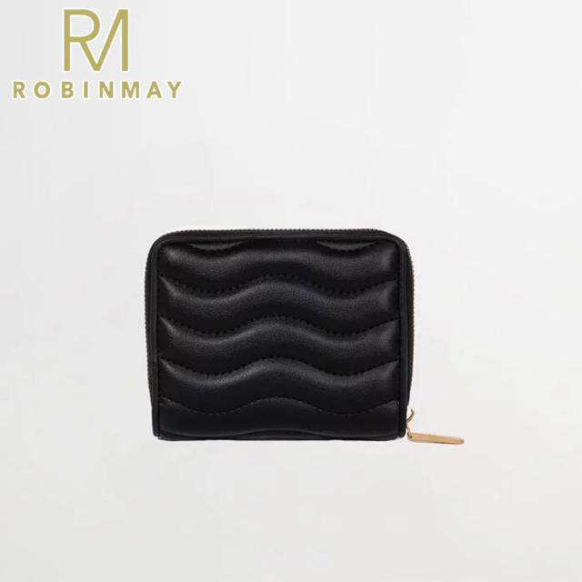 台湾 ROBINMAY 軽量 レザー ウェーブ 折りたたみ財布 L084 台湾 ROBINMAY 軽量 レザー ウェーブ 折りたたみ財布 L084