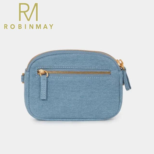 保証付 返品OK  正規品  2024 ROBINMAY ロビンメイ  L123 荷絲鐵？包 レディース RMスクエアロゴ デニム チェーンバッグ カードケース ボディバッグ ポーチ カード入れ 小さめ 春夏秋冬 カジュアル 人気 30代 40代 20代 旅行 台湾 コンパクト ミニバッグ チェーンショルダー 保証付 返品OK 正規品 2024 ROBINMAY ロビンメイ L123 荷絲鐵？包