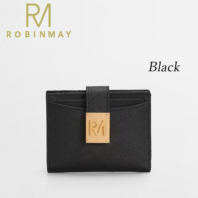 ★ROBINMAY ka man真皮短夾L088 ロゴ折り畳み財布/送料込 ☆ROBINMAY ka man真皮短夾L088 ロゴ折り畳み財布/送料込