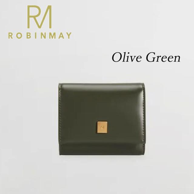 台湾 ROBINMAY レザー 三つ折り 折りたたみ財布 L127 保証付 返品OK 正規品 2024 ROBINMAY ロビンメイ L127 荷絲真皮