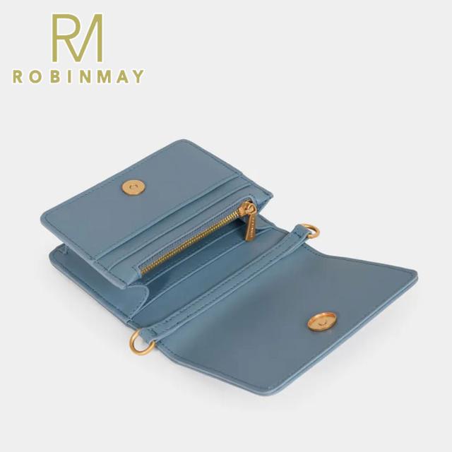 保証付 返品OK 正規品 ROBINMAY ロビンメイ L132 ラクガキデザイン アメリカンポップ デニム チェーンショルダー財布 ミニ財布 お財布バッグ 折りたたみ財布 春夏秋冬 ビーガンレザー 通勤通学 人気 30代 40代 20代 SDGs サステナブル 台湾 鞄 ナナメ掛け Alexa鐵?包_5