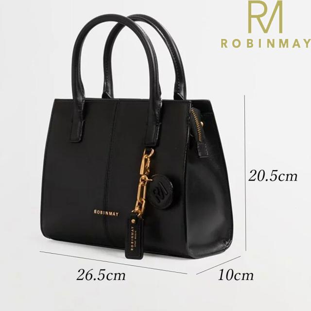 保証付 返品OK 正規品 ROBINMAY ロビンメイ WB044 レディース RMロゴ レトロ風 トートバック 2WAY 肩掛け ビーガンレザー ヴィーガン 人気 60代 50代30代 40代 20代 SDGs サステナブル 台湾発 鞄 Star of Champs Handbag 香?星辰手提包(M) ショルダー ボストン_13