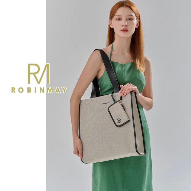 保証付 返品OK 正規品 2024 ROBINMAY ロビンメイ WB085 柏林麻布肩背包