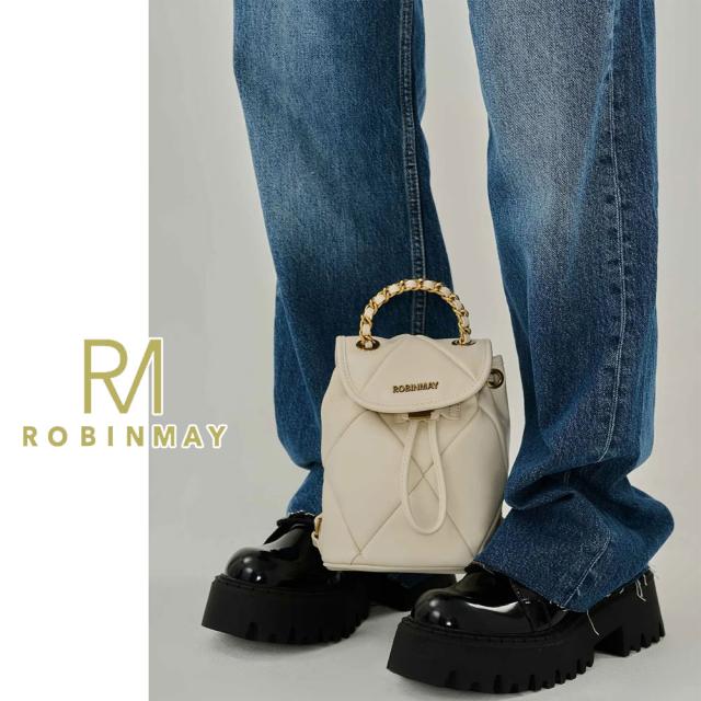 保証付 返品OK  正規品  2024 ROBINMAY ロビンメイ  D113 レディース ダイヤモンド キルティング リュックサック ミニリュック 小さめ バッグ チェーンショルダー ビーガンレザー ヴィーガン 人気 30代 40代 20代 SDGs サステナブル  大人リュック 台湾 佩樂洛後背包 保証付 返品OK 正規品 2024 ROBINMAY ロビンメイ D113 レディース