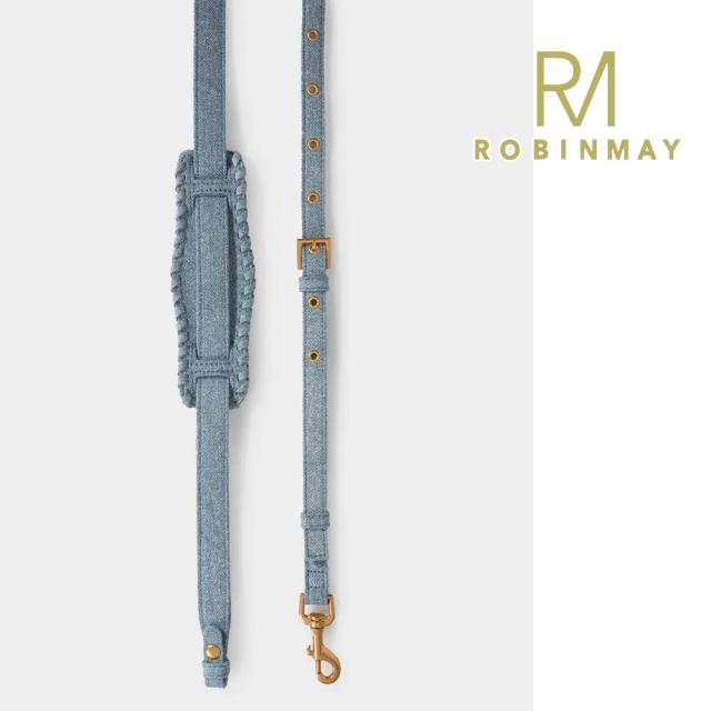 保証付 返品OK 正規品 ROBINMAY ロビンメイ WB112 Alexa 肩背包 レディース デニム カジュアル ショルダー バッグ 落書き グラフィック ペイント 50代　60代　人気 30代 40代 20代 SDGs 新作 入荷 台湾 海外モデル 鞄 ポップ 通勤通学 ハート型チャーム付き ブルー_9
