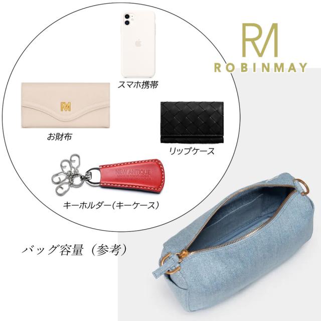 保証付 返品OK 正規品 ROBINMAY ロビンメイ WB112 Alexa 肩背包 レディース デニム カジュアル ショルダー バッグ 落書き グラフィック ペイント 50代　60代　人気 30代 40代 20代 SDGs 新作 入荷 台湾 海外モデル 鞄 ポップ 通勤通学 ハート型チャーム付き ブルー_8