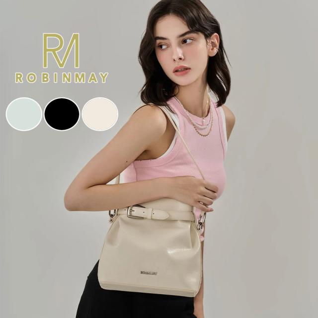 保証付 返品OK 正規品 2024 ROBINMAY ロビンメイ WB129 カジュアル バケットバッグ 巾着 ハンドバッグ ショルダー 大容量 ベルト 春夏秋冬 ビーガンレザー 通勤通学 人気 30代 40代 20代 SDGs サステナブル シンプル 台湾 海外モデル 鞄 肩掛け ナナメ掛け 酷洛方石肩背包